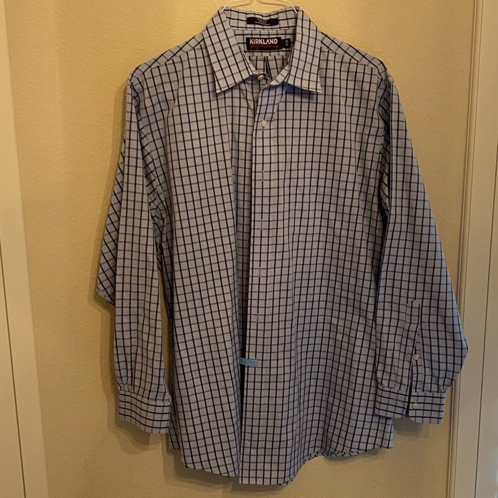 Bundle includes THREE men’s Kirkland dress shirts